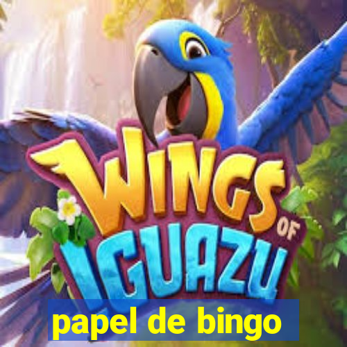 papel de bingo